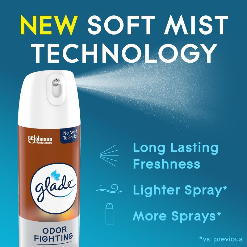 slide 5 of 13, Glade Odor Fighting Air Freshener Room Spray - Cashmere Woods - 8oz, 8 oz
