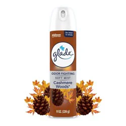 Glade Odor Fighting Air Freshener Room Spray - Cashmere Woods - 8oz