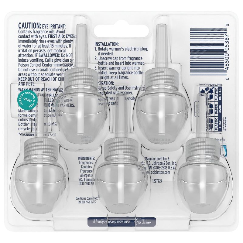 slide 3 of 11, Glade Piso Liquid Air Freshener - Dewdrop Petals - 3.35 fl oz/5ct, 5 ct; 3.35 fl oz