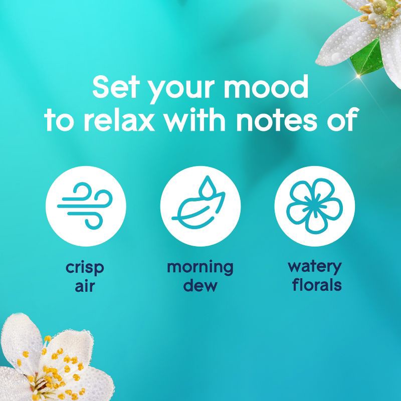 slide 6 of 11, Glade Piso Liquid Air Freshener - Dewdrop Petals - 3.35 fl oz/5ct, 5 ct; 3.35 fl oz