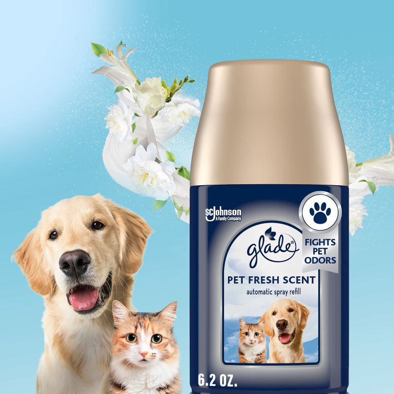 slide 11 of 13, Glade Vase Starter Automatic Spray Starter Air Freshener Kit - Pet Fresh - 6.2oz, 6.2 oz