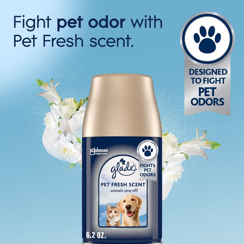 slide 8 of 13, Glade Vase Starter Automatic Spray Starter Air Freshener Kit - Pet Fresh - 6.2oz, 6.2 oz