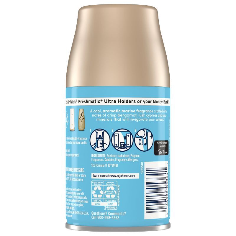 slide 3 of 13, Glade Automatic Spray Air Freshener Refill - Fresh Sea Cypress - 6.2oz, 6.2 oz