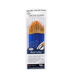 Royal & Langnickel Gold Taklon Brush Set