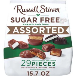 Russell Stover Sugar Free Assorted Chocolate Candy Bag - 15.7oz
