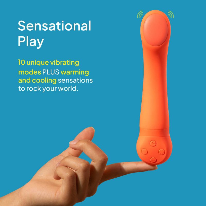 slide 3 of 6, Hello Cake Warming & Cooling Vibrator, 1 ct