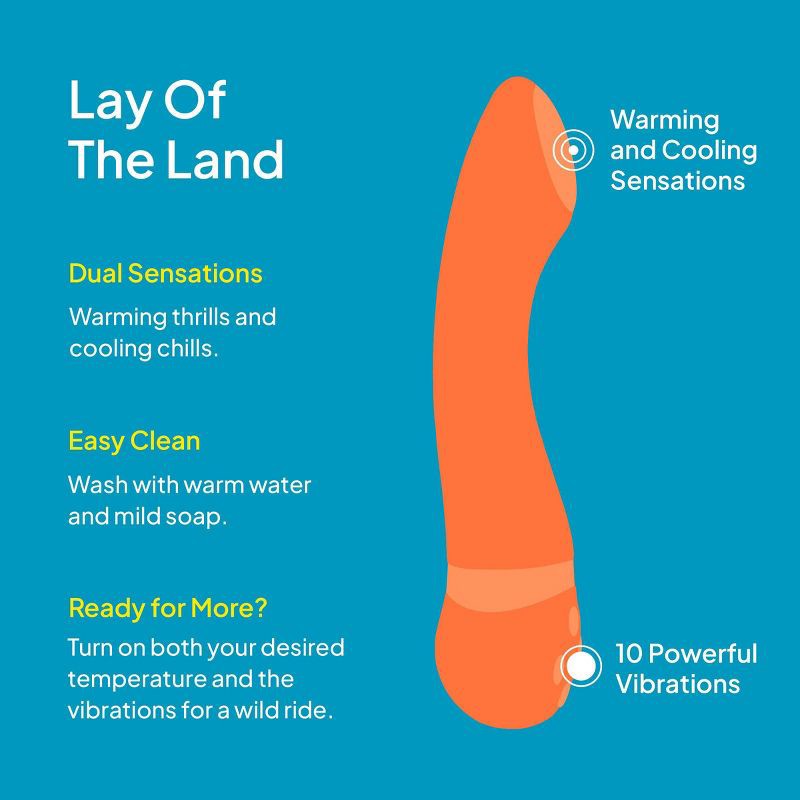 slide 5 of 6, Hello Cake Warming & Cooling Vibrator, 1 ct