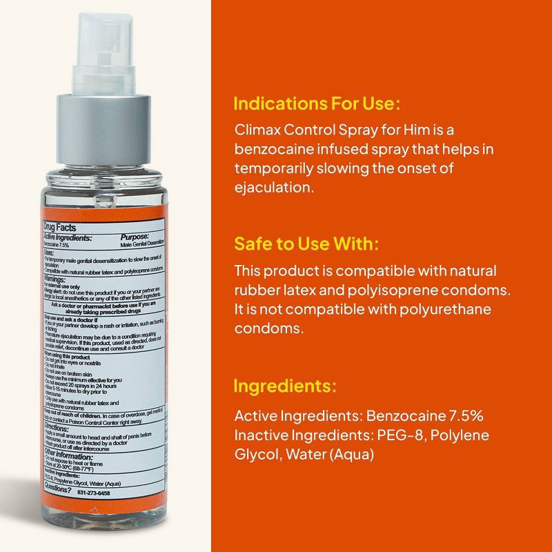 slide 6 of 11, Hello Cake Climax Control Spray - 2 fl oz, 2 fl oz