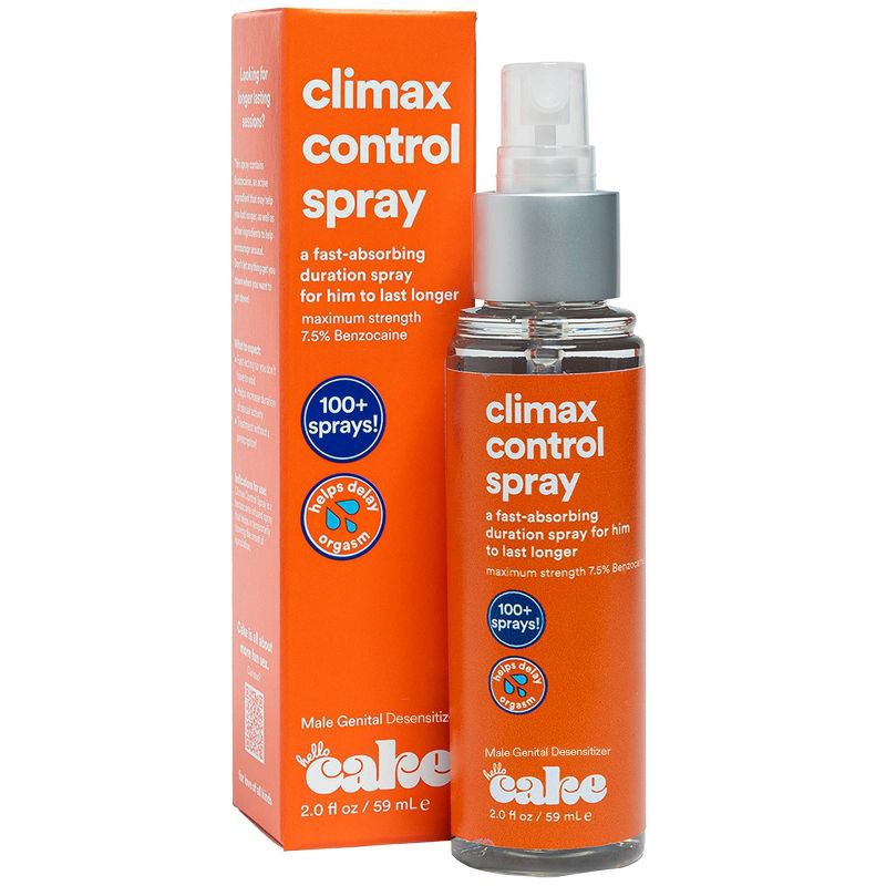 slide 1 of 11, Hello Cake Climax Control Spray - 2 fl oz, 2 fl oz