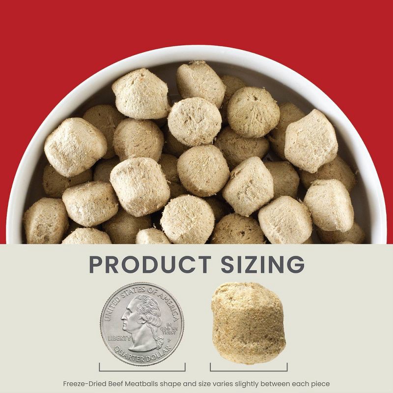 slide 9 of 9, Muenster Perfect Balance Beef Flavor Freeze Dried Dog Treats - 4oz, 4 oz