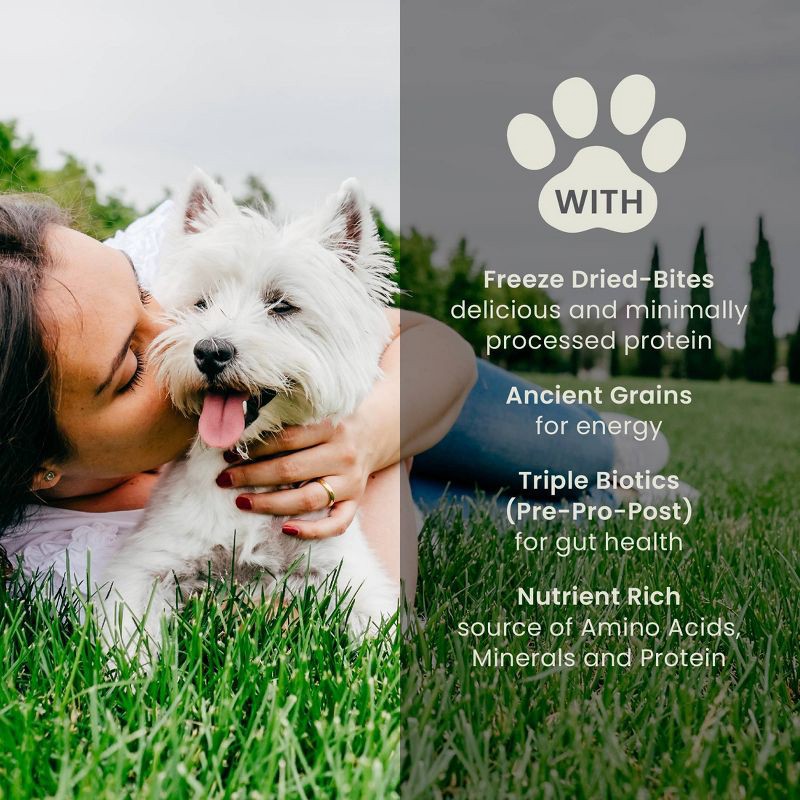 slide 4 of 7, Muenster Beef and Pork Flavor Perfect Balance Kibble and Freeze Dried Dry Dog Food - 3.5lbs, 3.5 lb