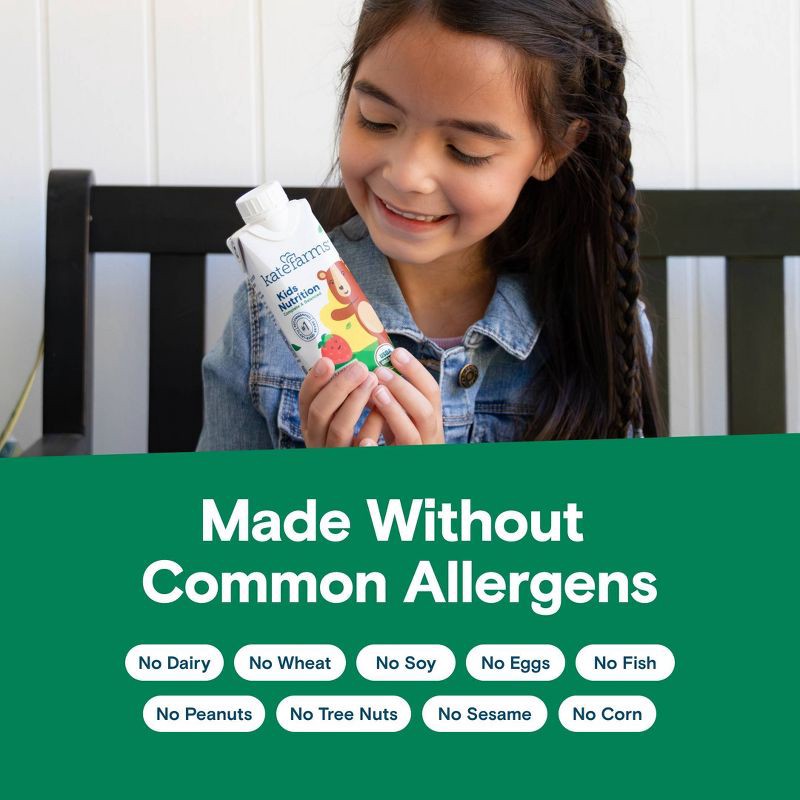 slide 3 of 7, Kate Farms Kids' Nutrition Strawberry Shake - 8.45oz/4pk, 8.45 oz, 4 ct