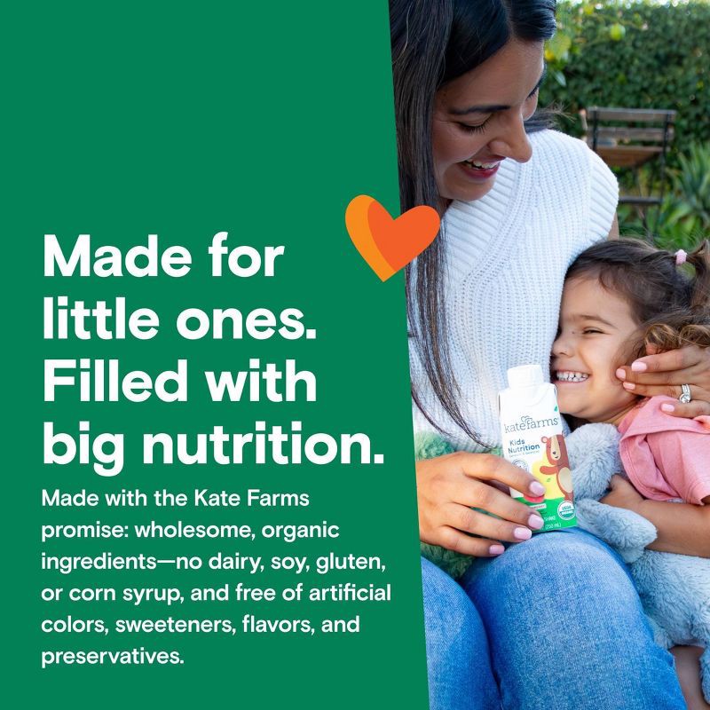 slide 6 of 7, Kate Farms Kids' Nutrition Strawberry Shake - 8.45oz/4pk, 8.45 oz, 4 ct