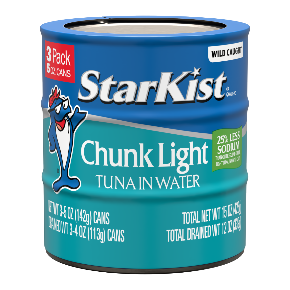 slide 1 of 5, StarKist Chunk Light Tuna in Water 3 - 5 oz Cans, 3 ct