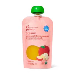 Apple Cauliflower Pumpkin & Butternut Squash Organic Baby Food Pouch - 3.5oz - Good & Gather™