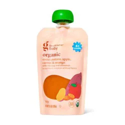 Sweet Potato Apple Carrot & Mango Organic Baby Food Pouch - 3.5oz - Good & Gather™: Age 6 Months+, 1st Stage, Pureed, Ready to Eat