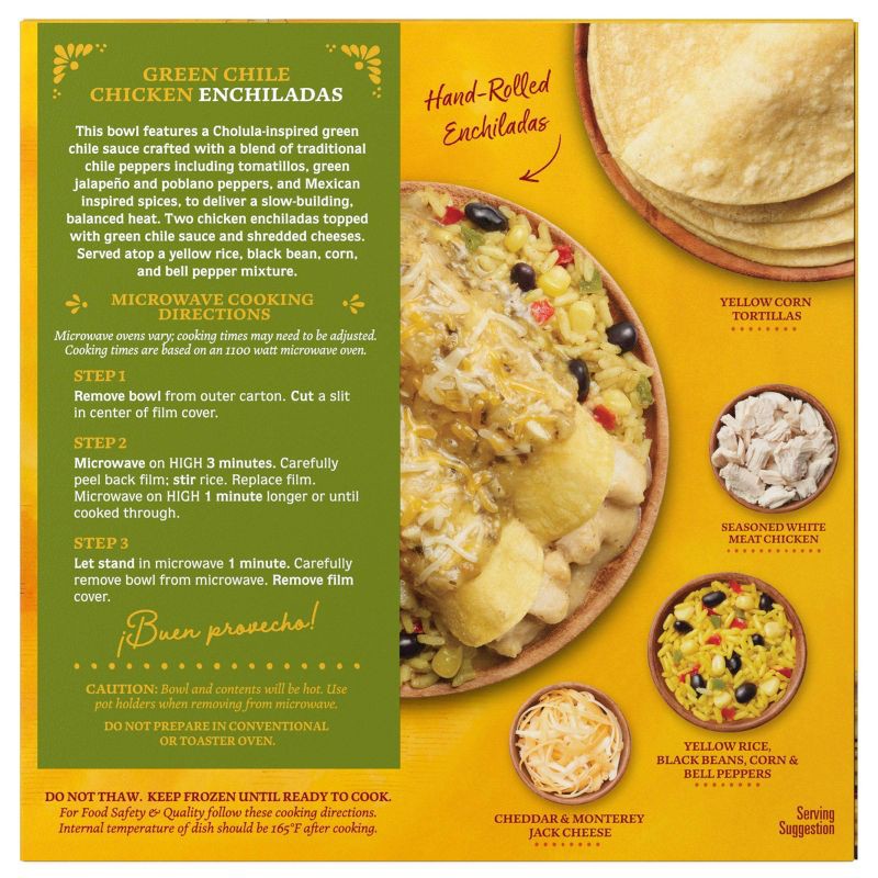 slide 2 of 6, Cholula Frozen Green Chile Chicken Enchilada - 9oz, 9 oz