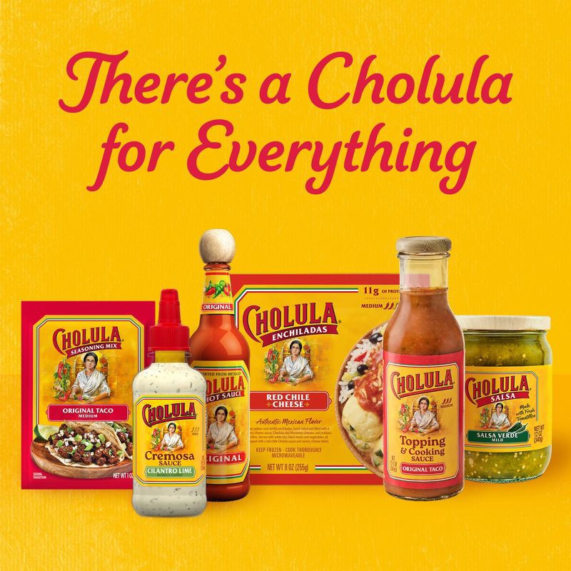 slide 15 of 15, Cholula Frozen Red Chile Cheese Chicken Enchilada - 9oz, 9 oz