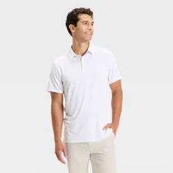 Men's Jersey Polo Shirt - All In Motion™ White L