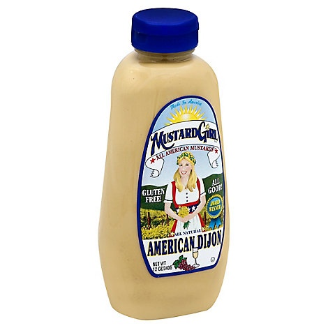 slide 1 of 1, Mustard Girl American Dijon, 12 oz