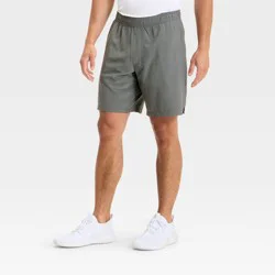 Men's Everyday Woven Shorts 8" - All In Motion™ Dark Gray S