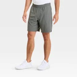 Men's Everyday Woven Shorts 8" - All In Motion™ Dark Gray S
