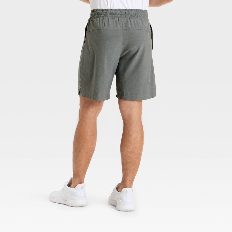 slide 2 of 3, Men's Everyday Woven Shorts 8" - All In Motion™ Dark Gray M, 1 ct