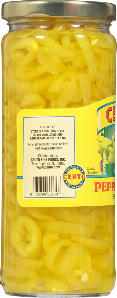 slide 12 of 13, Cento Hot Sliced Pepper Rings 16 fl oz, 16 fl oz