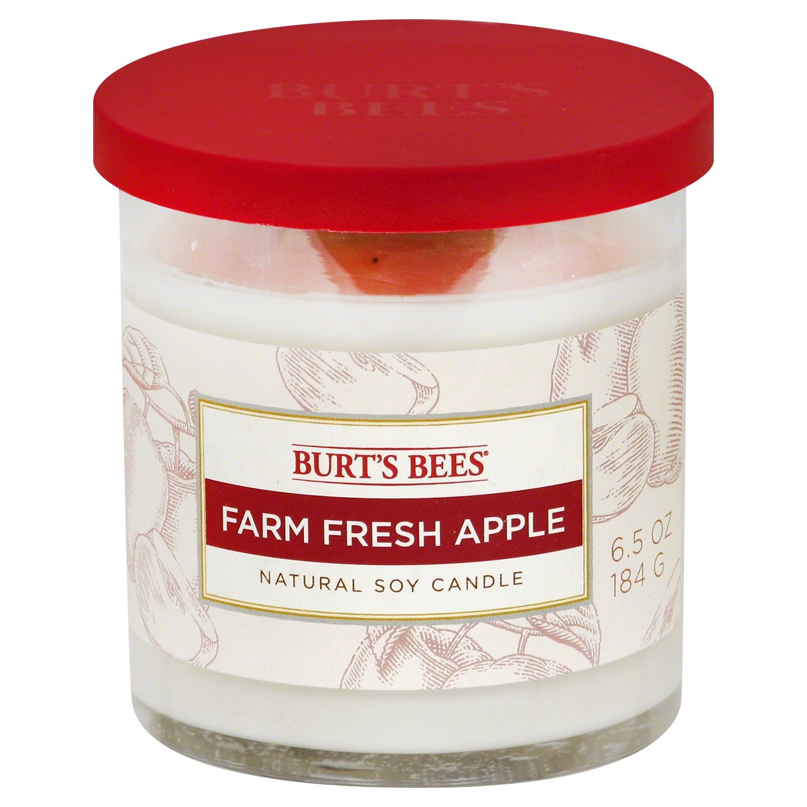 slide 1 of 1, Burt's BeesFarm Fresh Apple Candle, 6.5 oz