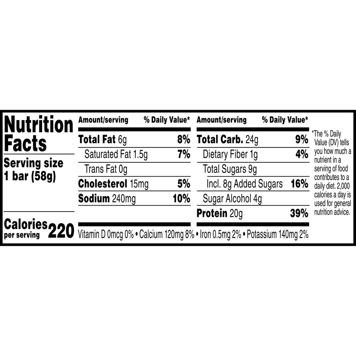 slide 2 of 6, Gatorade Whey Protein Bar, 2 oz