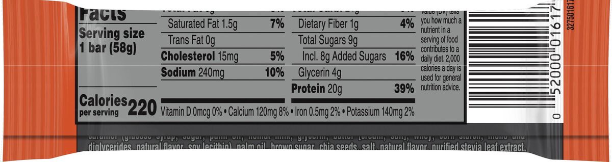 slide 5 of 6, Gatorade Whey Protein Bar, 2 oz
