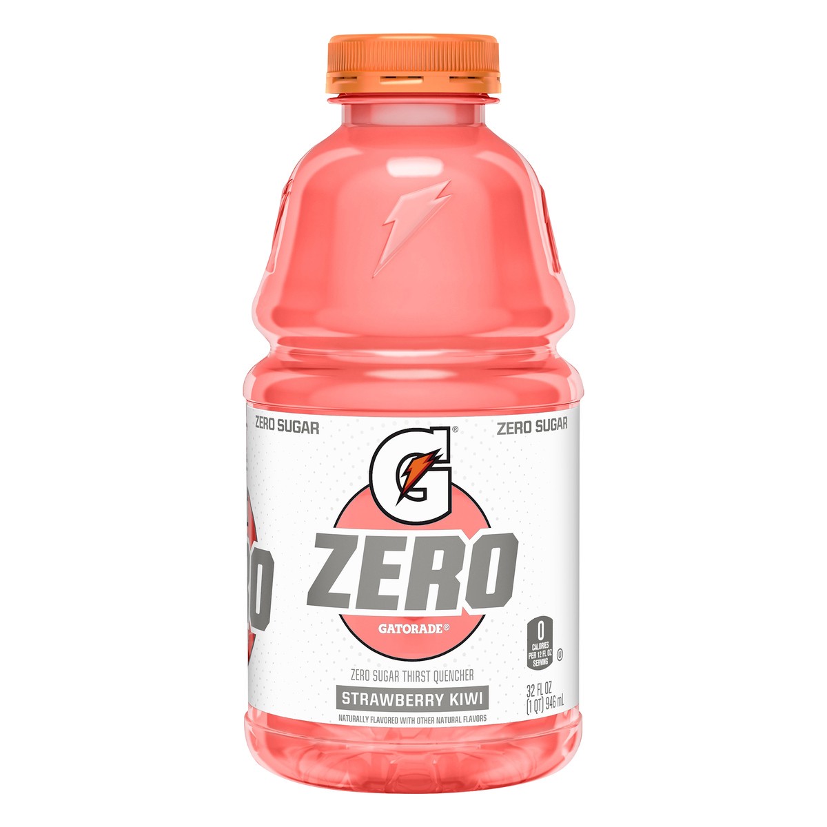 slide 1 of 3, Gatorade Zero Zero Sugar Strawberry Kiwi Thirst Quencher 32 oz, 32 oz