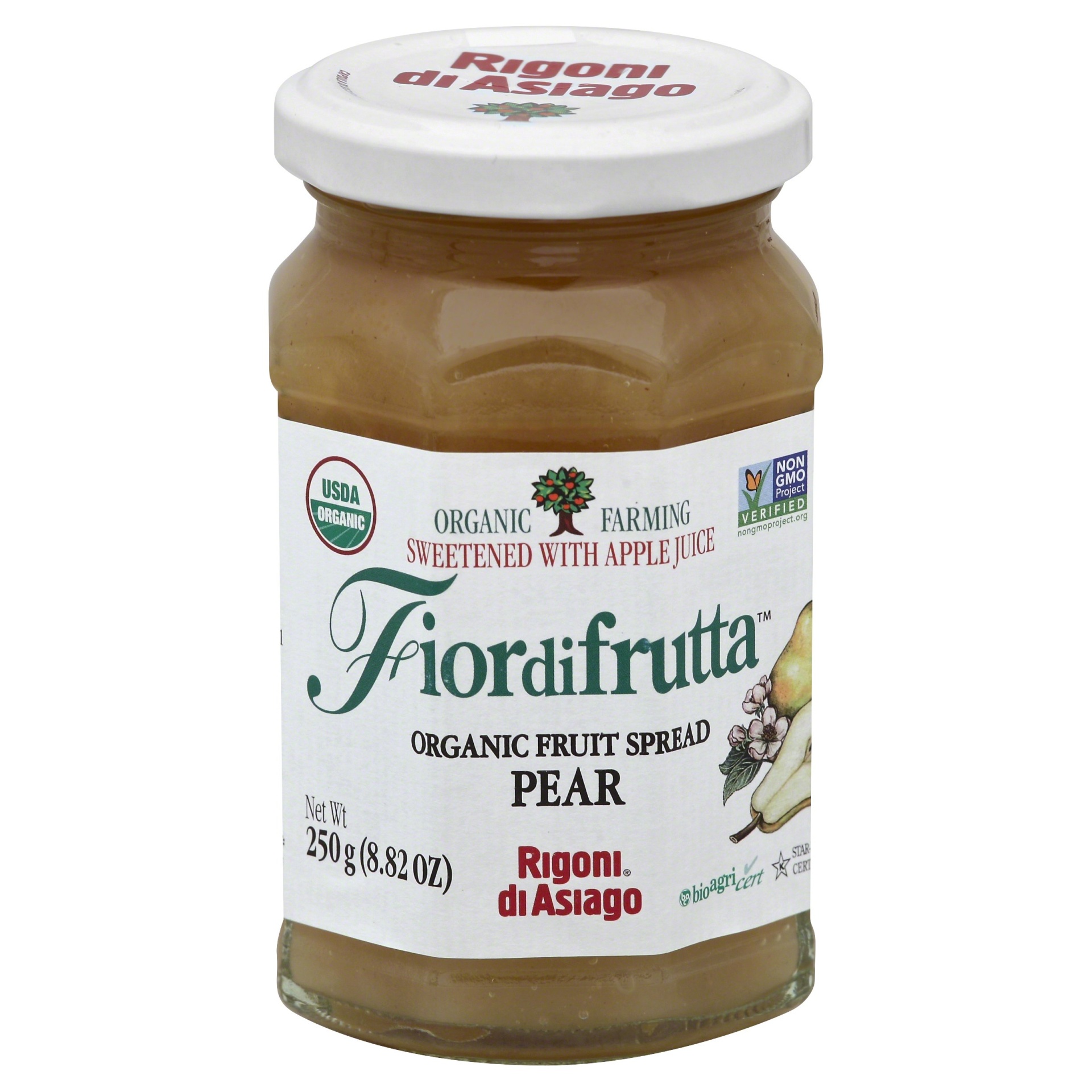 slide 1 of 2, Fiordifrutta Organic Pear Fruit Spread, 8.82 oz