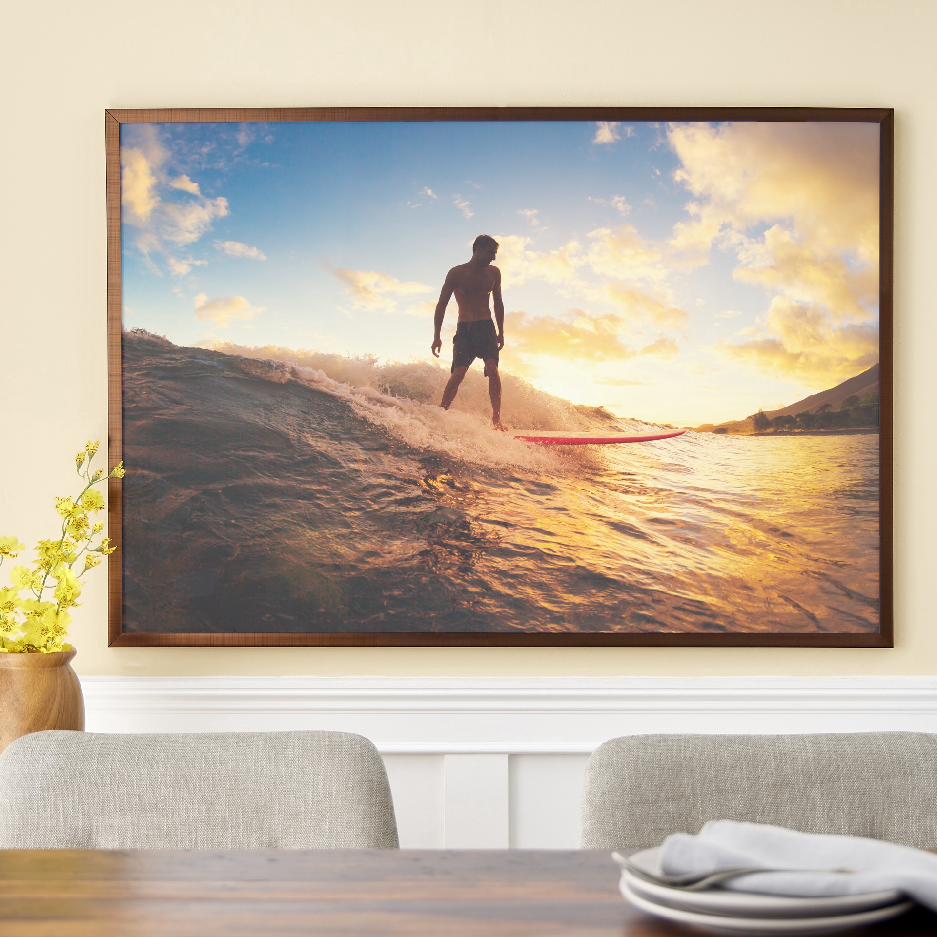 slide 6 of 7, 24" X 36" Bronze Poster Frame By Studio Decor, 24 in x 36 in