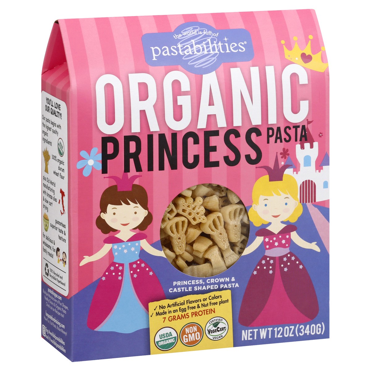 slide 10 of 10, Pastabilities Organic Princess Pasta 12 oz, 12 oz