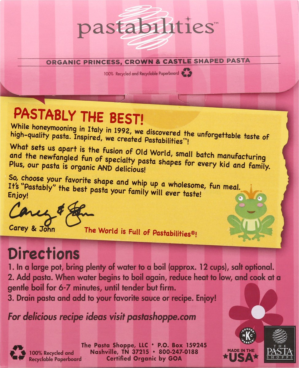 slide 3 of 10, Pastabilities Organic Princess Pasta 12 oz, 12 oz