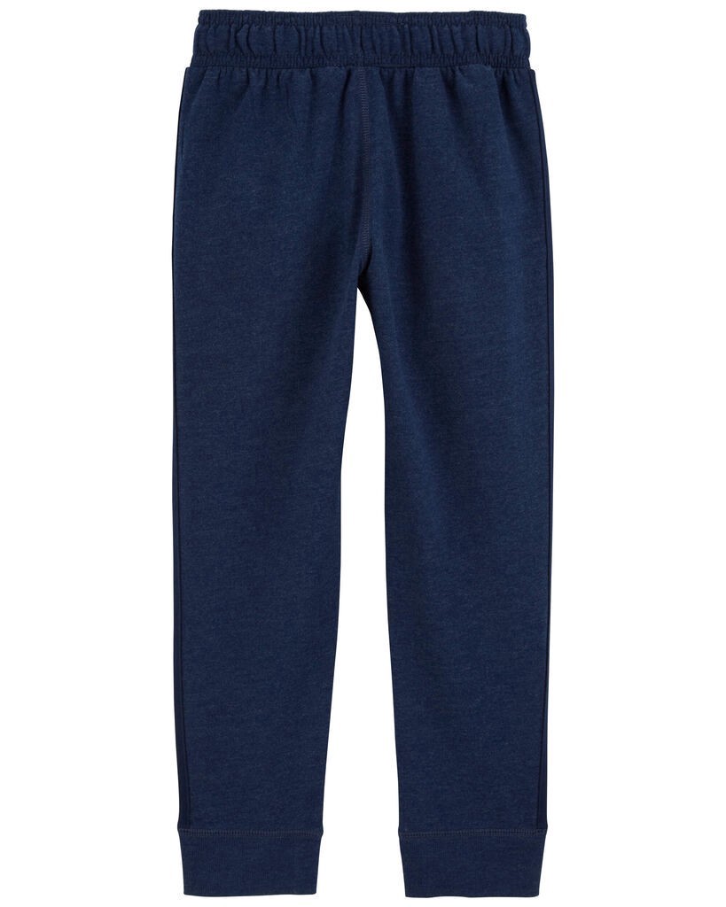 slide 3 of 4, Carter's Kid Pull-On Fleece Pants Navy 5, 1 ct
