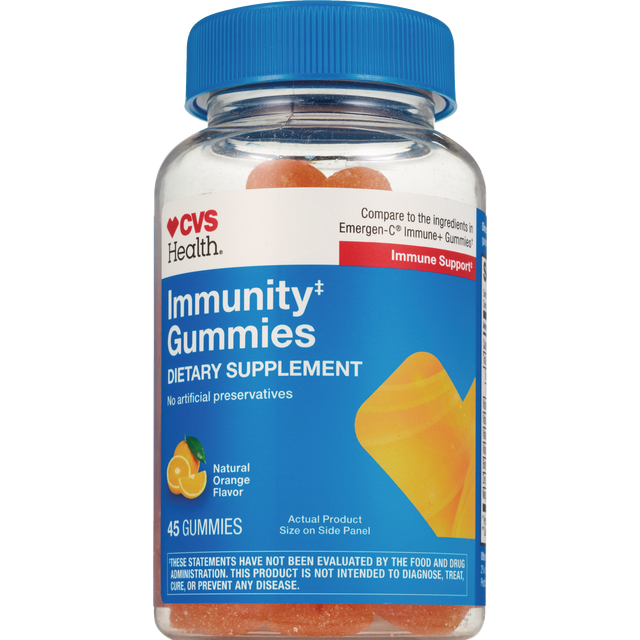 slide 1 of 1, CVS Health Immunity Gummies, 45 ct