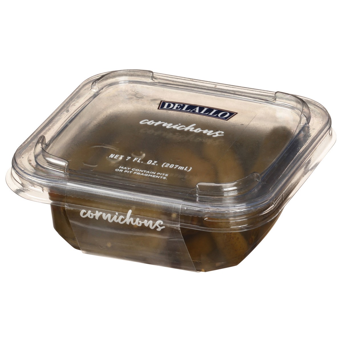 slide 8 of 14, DeLallo Cornichons In Brine, 7 oz