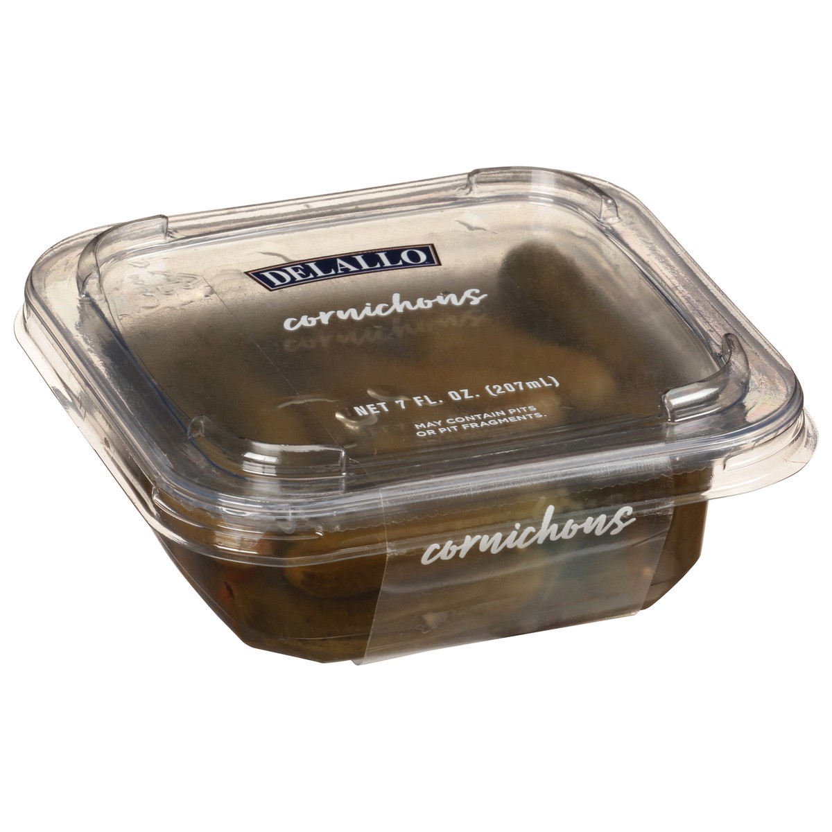 slide 4 of 14, DeLallo Cornichons In Brine, 7 oz