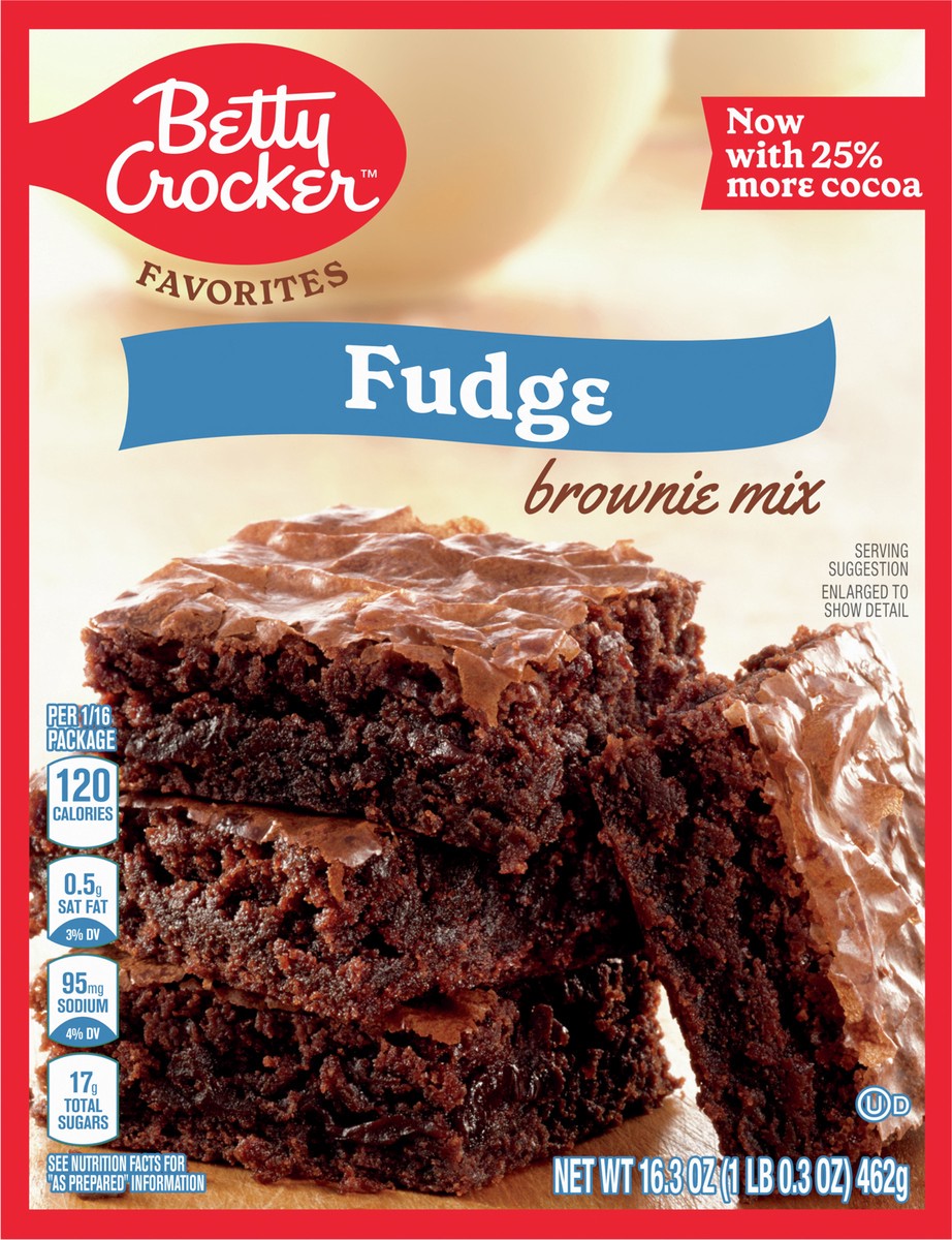 slide 12 of 14, Betty Crocker Favorites Fudge Brownie Mix, 16.3 oz, 16.3 oz