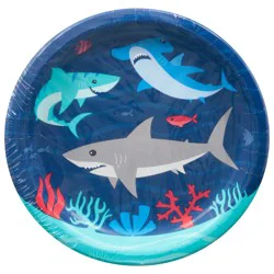 Shark Party Lunch Plate