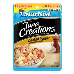 StarKist Tuna Creations Cracked Pepper with Roasted Garlic - 2.6 oz Pouch