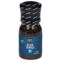 First Street Black Pepper Grinder - 4.9 oz