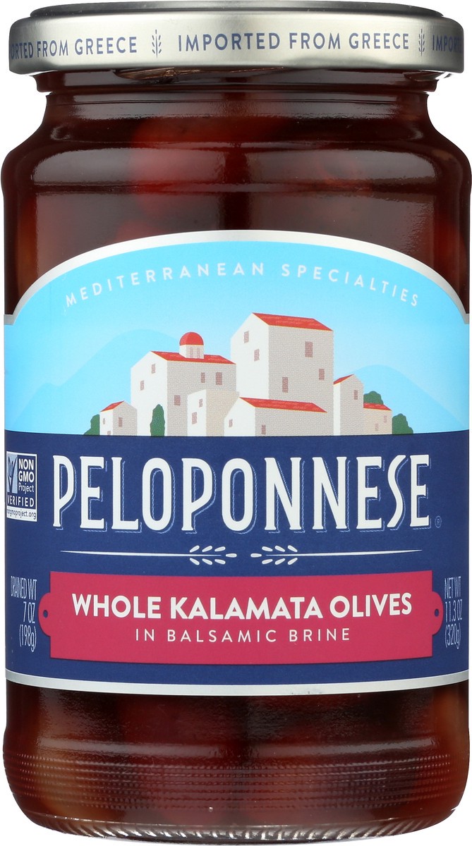 slide 9 of 9, Peloponnese Kalamata Olives, 7 oz