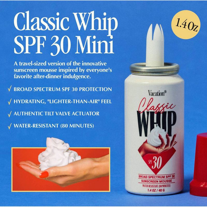 slide 2 of 11, Vacation Classic Sunscreen Whip - SPF 30 - 1.4oz, 30 x 1.4 oz