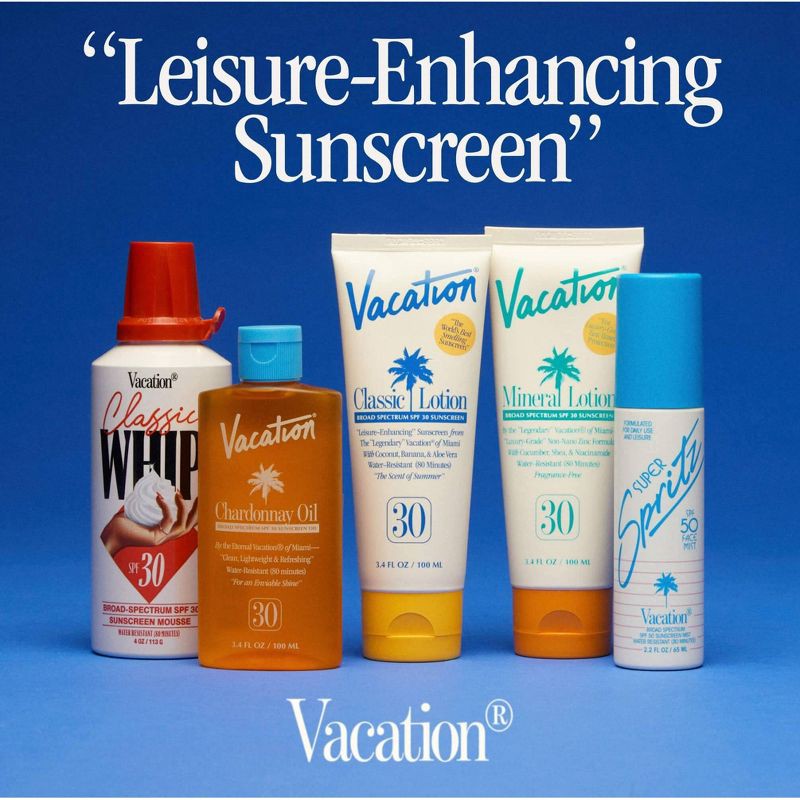slide 11 of 11, Vacation Classic Sunscreen Whip - SPF 30 - 1.4oz, 30 x 1.4 oz