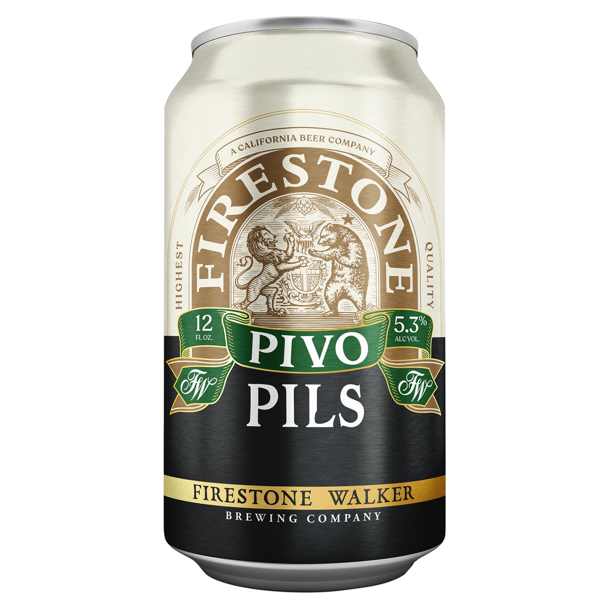 slide 5 of 6, Firestone Walker Pivo Pils Beer 12 fl oz Can, 12 fl oz