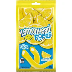 Lemonhead Ropes Peg Candy - 5oz