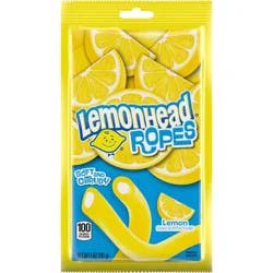 Lemonhead Ropes Peg Candy - 5oz